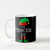 Mug Funny Elf Family Christmas Princess Elf Sweater Me (Gauche)