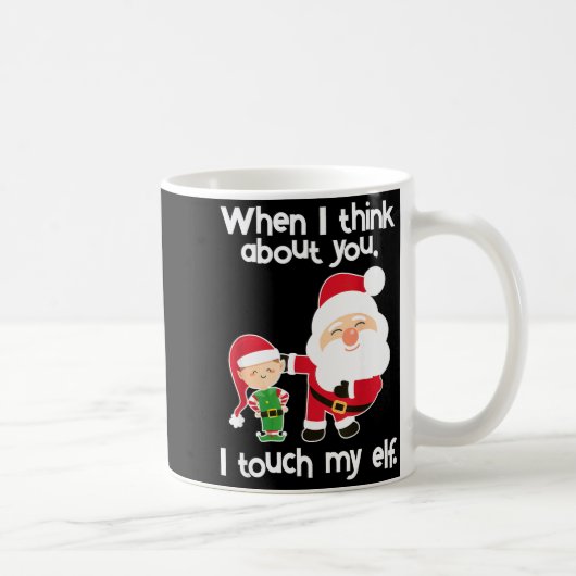 Mug Funny Elf Inappropriate Adult Humor Christmas Gift (Droite)