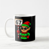 Mug Funny Elf Six Seven 6 7 Meme Christmas Costume 67 (Gauche)