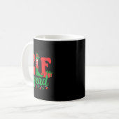 Mug Funny Elf Squad Santa Hat Family Matching Christma (Devant gauche)