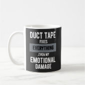 Mug Funny Emotional Damage - Dark Dry Humor Graphic (Gauche)
