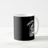 Mug Funny Emotional Suprt Dinosaur  (Devant droit)