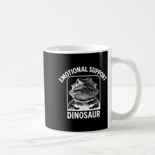 Mug Funny Emotional Suprt Dinosaur  (Droite)