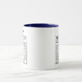 Mug Funny EMT Nutrition Facts Paramedics Emergency (Centre)