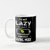 Mug Funny Energy Saving Mode Design Lazy Humor Joke Gi (Gauche)