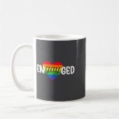 Mug Funny Engayged Gay Couple Engagement Party Rainbow (Gauche)