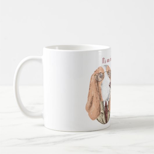 Mug Funny Engineers Life - Coon chien hound en Tweeds (Gauche)