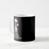 Mug Funny English Setter Christmas Graphics Dog Lights (Devant gauche)