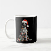Mug Funny English Setter Christmas Graphics Dog Lights (Gauche)