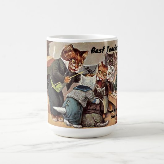 Mug Funny Enseignant de chats Étudiants de chats (Centre)