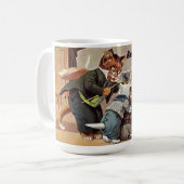 Mug Funny Enseignant de chats Étudiants de chats (Devant gauche)