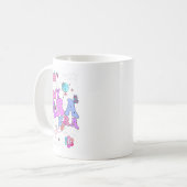 Mug Funny Enseignant Valentines Jour Enseigner Coeur C (Devant gauche)