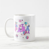 Mug Funny Enseignant Valentines Jour Enseigner Coeur C (Gauche)