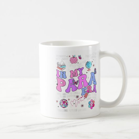 Mug Funny Enseignant Valentines Jour Enseigner Coeur C (Droite)