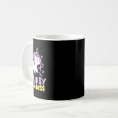 Mug Funny Epilepsie Sensibilisation Unicorn Ribbon (Devant gauche)