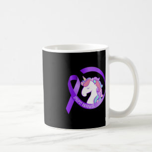Mug Funny Epilepsie Sensibilisation Unicorn Ribbon 1