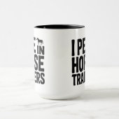 Mug Funny Equestrian | I Pee in Horse Trailers Coffee (Centre)