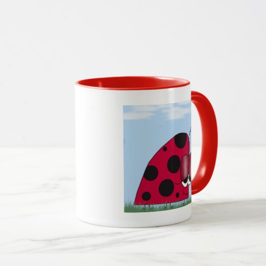 Mug Funny et Euphoric Ladybug (Devant droit)