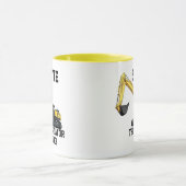 Mug Funny Excavator Legend Opérateur d'équipement lour (Centre)