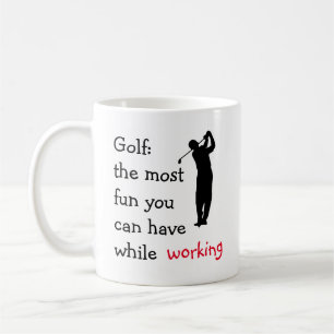 Mug Funny Executive Golf Thème