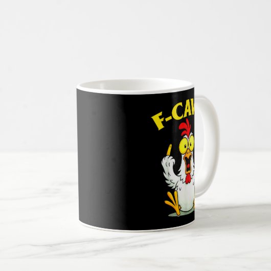 Mug Funny F-caw-f Chicken Fcawf Chicken  (Devant droit)