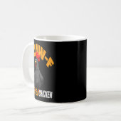 Mug Funny F-caw-f Don't Be A Chicken Fcawf Black Roost (Devant gauche)