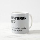 Mug Funny Farm Worker Definition - Don agricole (Devant droit)