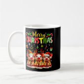 Mug Funny Farmer Merry Christmas Reindeer Santa Gs Fam (Gauche)