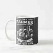 Mug Funny Farming Tractor I'm A Farmer I Feed People (Gauche)