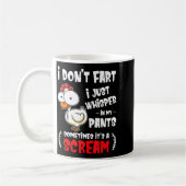 Mug Funny Farting Chicken Lover I Dont Fart I Whisper  (Gauche)