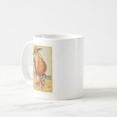 Mug Funny Fat Lady sur la plage (Devant gauche)