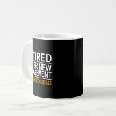 Mug Funny Father's Day Retired Under New Management Se (Devant gauche)