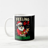 Mug Funny Feeling 67 This Christmas Six Seven Meme Kid (Gauche)