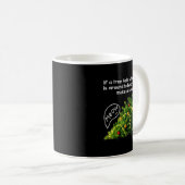 Mug Funny Felines Pushing Christmas Tree Ugly Xmas Paj (Devant droit)