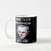 Mug Funny Femmes Je veux arrêter de philosopher mais j (Gauche)