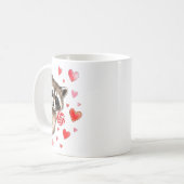 Mug Funny Feral Raccoon Valentine's Day Sarcastic Humo (Devant gauche)