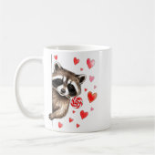 Mug Funny Feral Raccoon Valentine's Day Sarcastic Humo (Gauche)