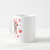 Mug Funny Feral Raccoon Valentine's Day Sarcastic Humo (Devant gauche)