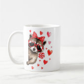 Mug Funny Feral Raccoon Valentine's Day Sarcastic Humo (Gauche)
