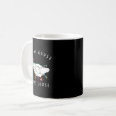 Mug Funny Festive Goose On The Loose Christmas (Devant gauche)