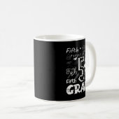 Mug Funny Fifth Grade Doodle Tygraphy Birthday Design (Devant droit)