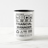 Mug Funny Financial Manager Handling Information (Centre)