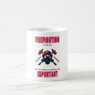 Mug Funny Fire Service Dire Gift Firefighter