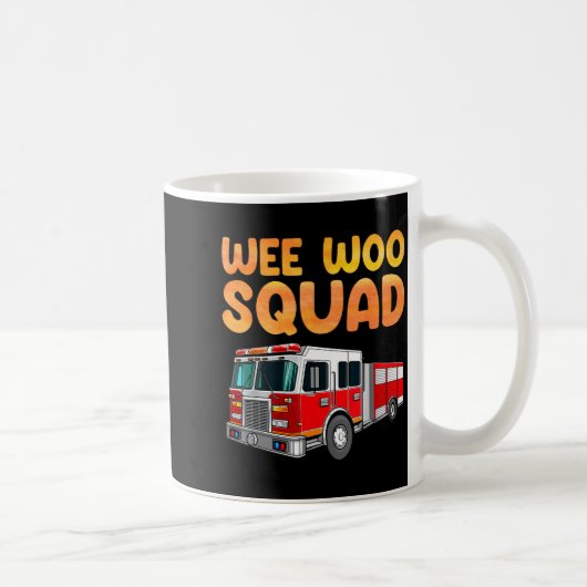Mug Funny Firefighter Art For Kids Men Women Fireman F (Droite)