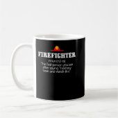 Mug Funny Firefighter Definition (Gauche)
