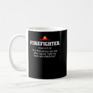 Mug Funny Firefighter Definition 