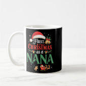 Mug Funny First Christmas As A Nana Matching Family Xm (Gauche)