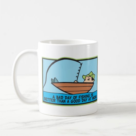 Mug Funny Fisherman's (Gauche)