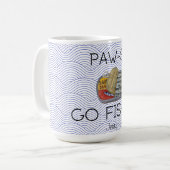 Mug Funny Fishing Gift PAW-SE GO PÊCHE (Devant gauche)