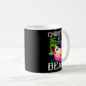 Mug Funny Flamingo Float Santa Claus Christmas At The (Devant droit)
